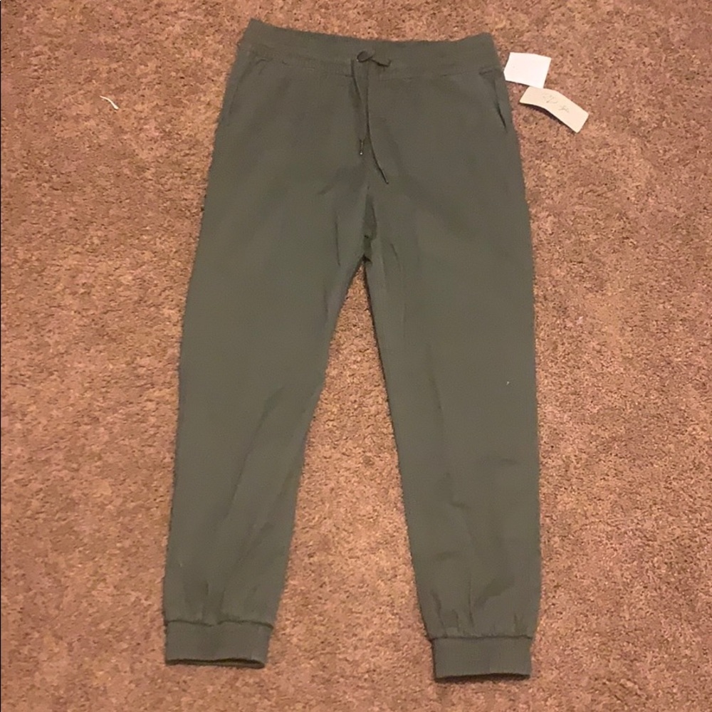 Cute army green joggers
